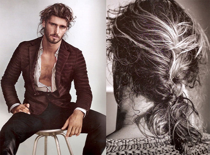 Cut: Say no to man buns and hello to tousled braids.