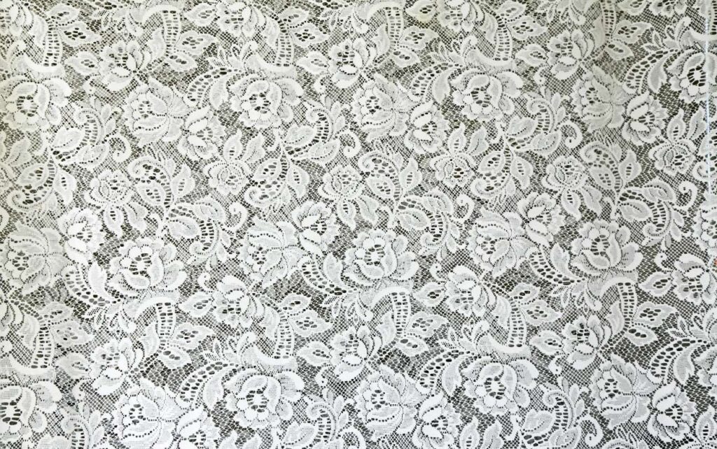 A floral lace; lace will make a statement in fall fashion
